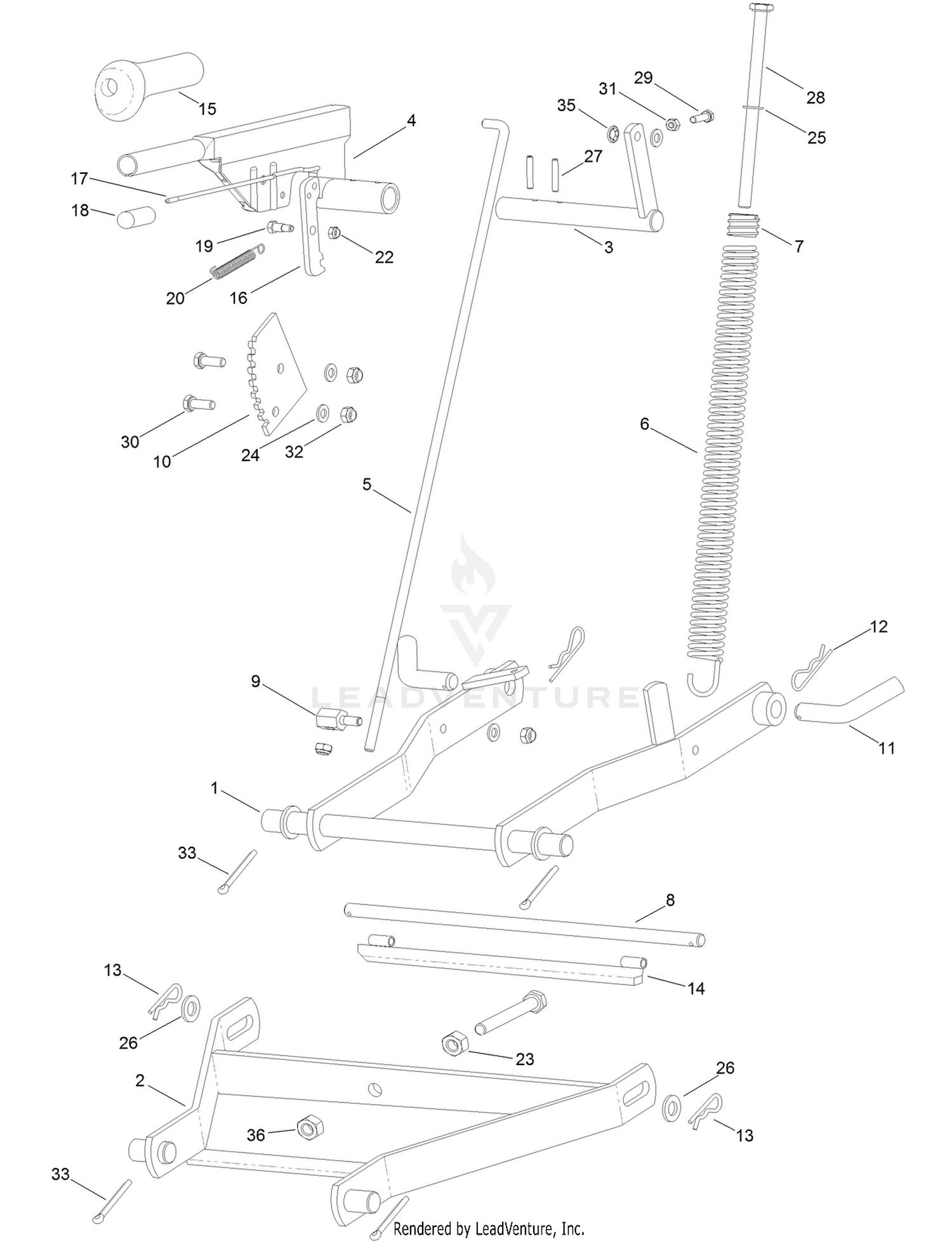 Mower Lift Assembly
