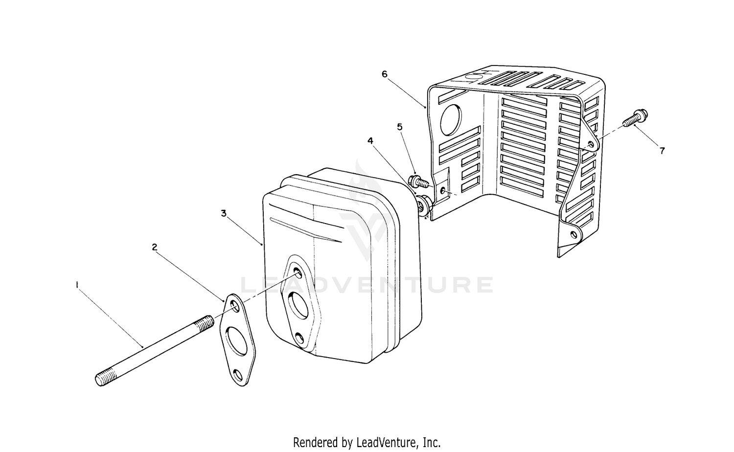 Muffler Assembly (engine No. Vmk9)