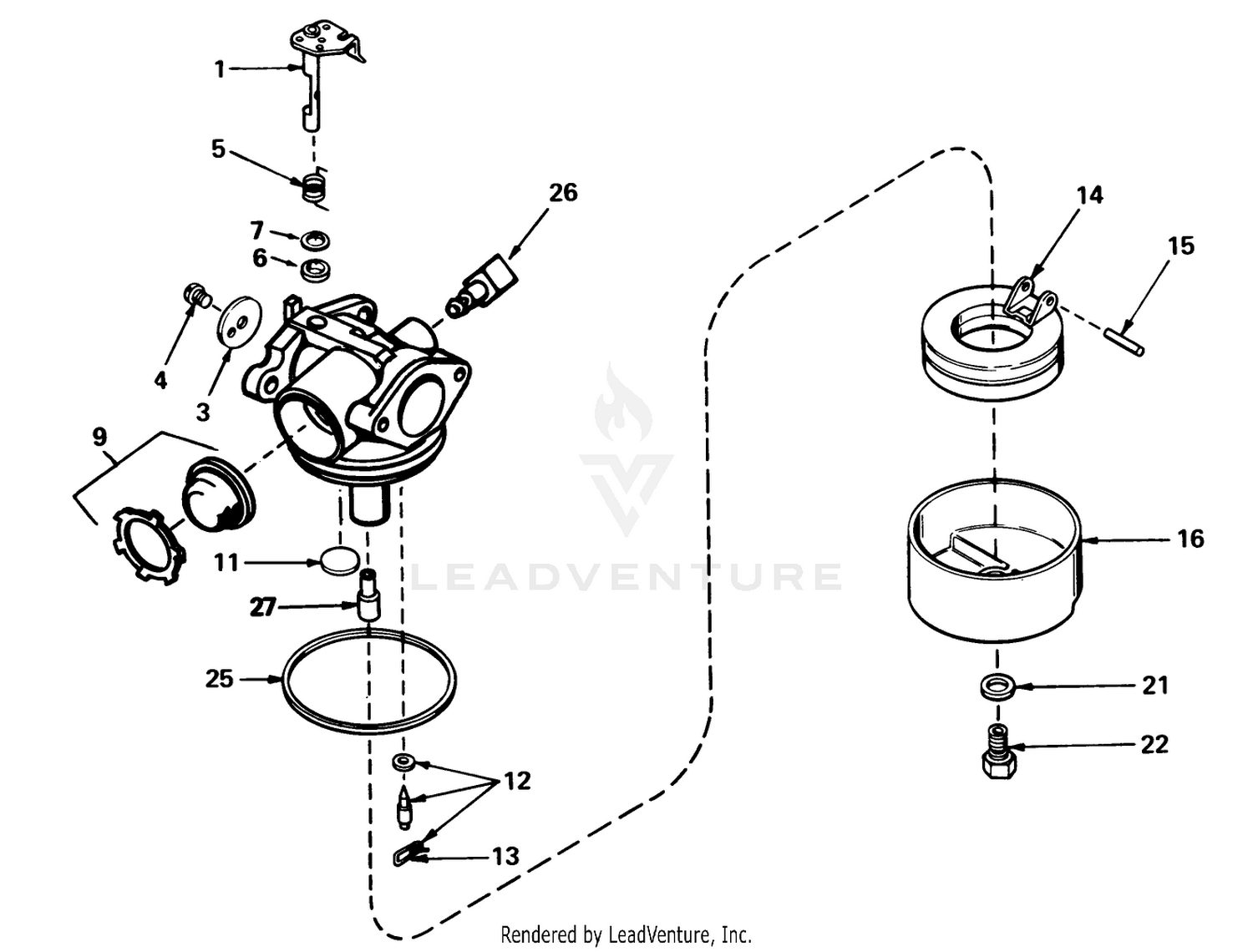 Carburetor No. 632050a