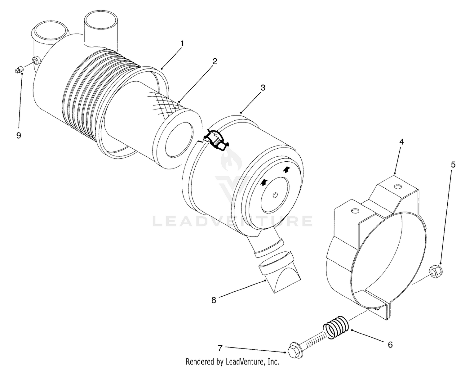 Air Cleaner Assembly No. 93-2190