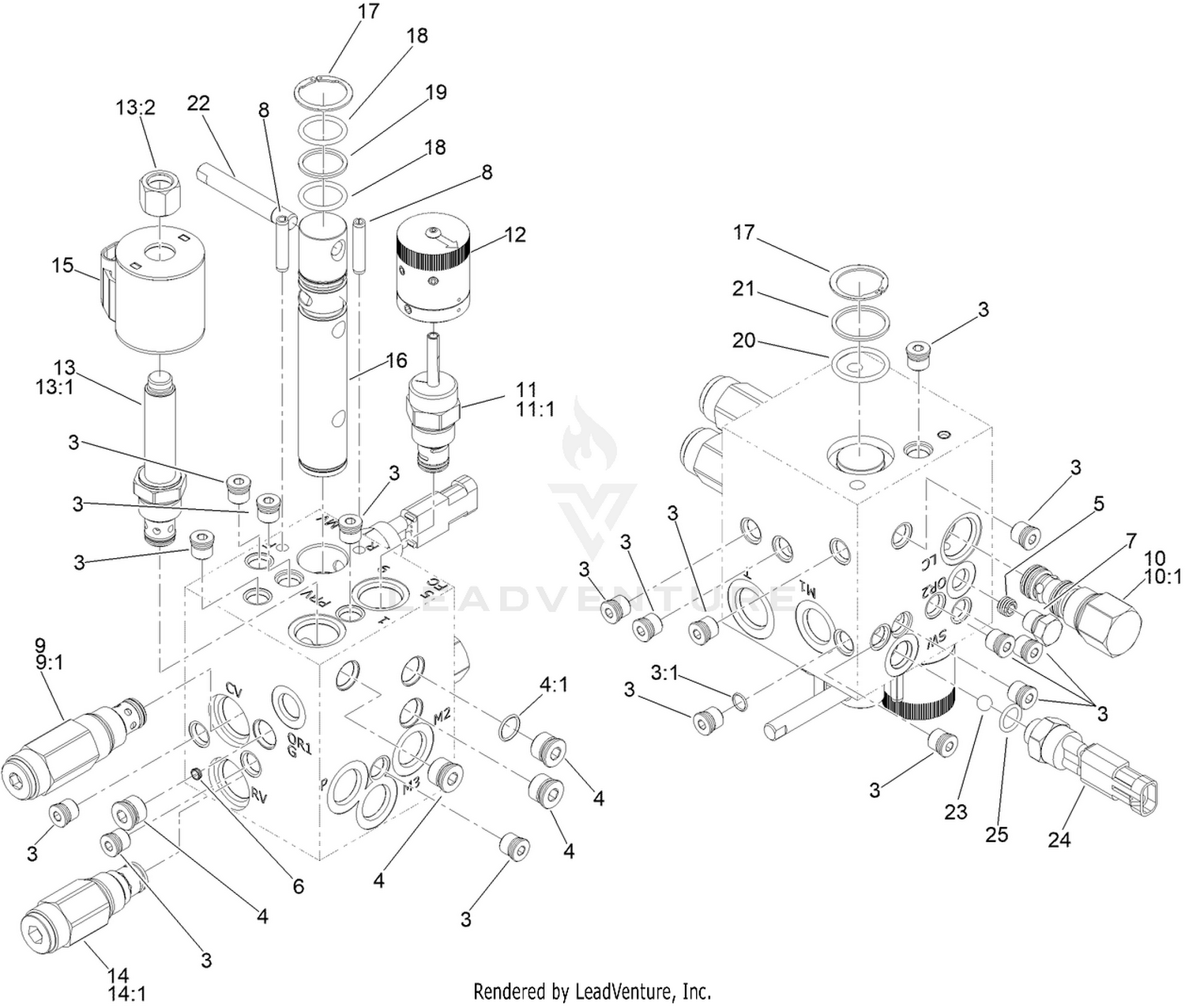 Mow Manifold Assembly No. 139-6025