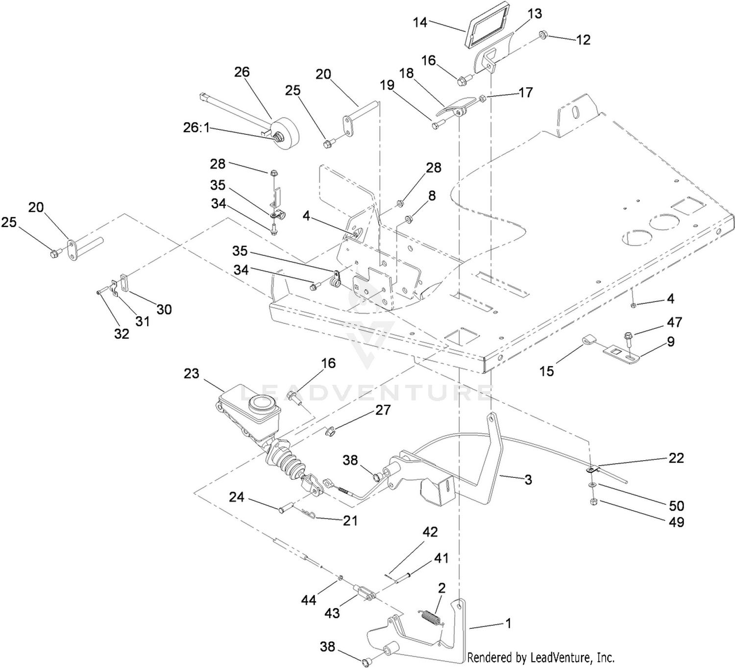 Brake and Accelerator Pedal Assembly