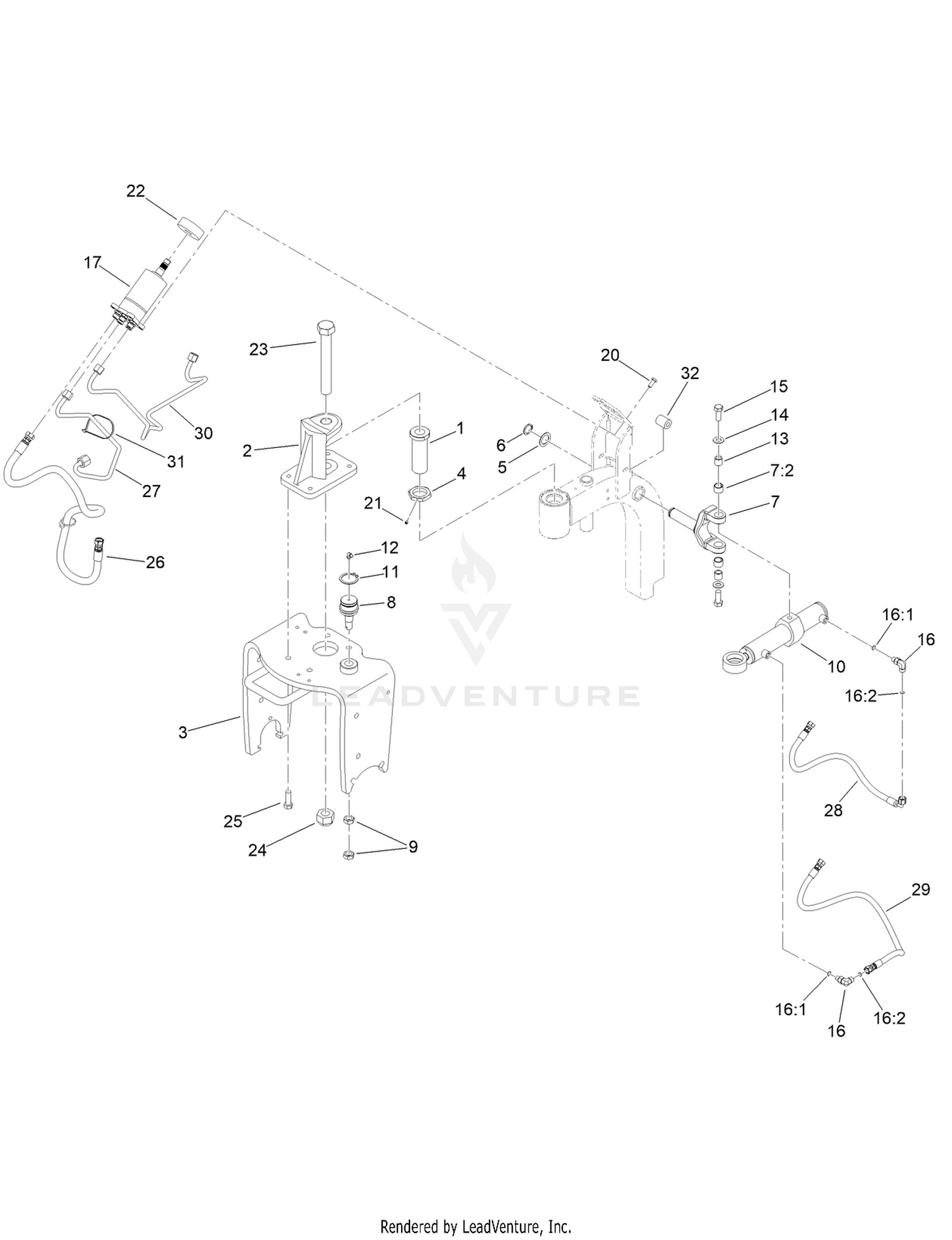 Steering Hydraulics Assembly