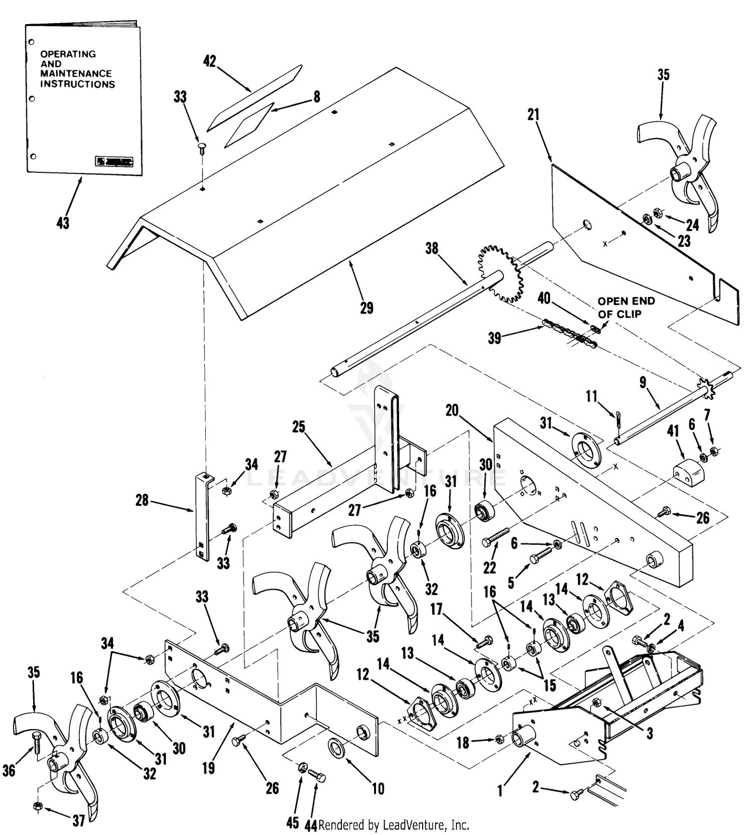 Tiller-30 In. (76 Cm) Vehicle Identification Number 07-30tl01  07-30tl02