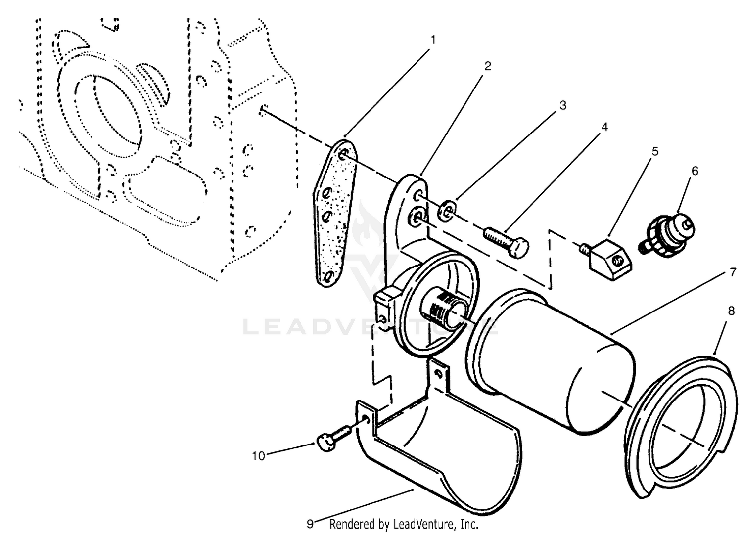 Oil Filter And Low Oil Pressure Cut-Off Switch