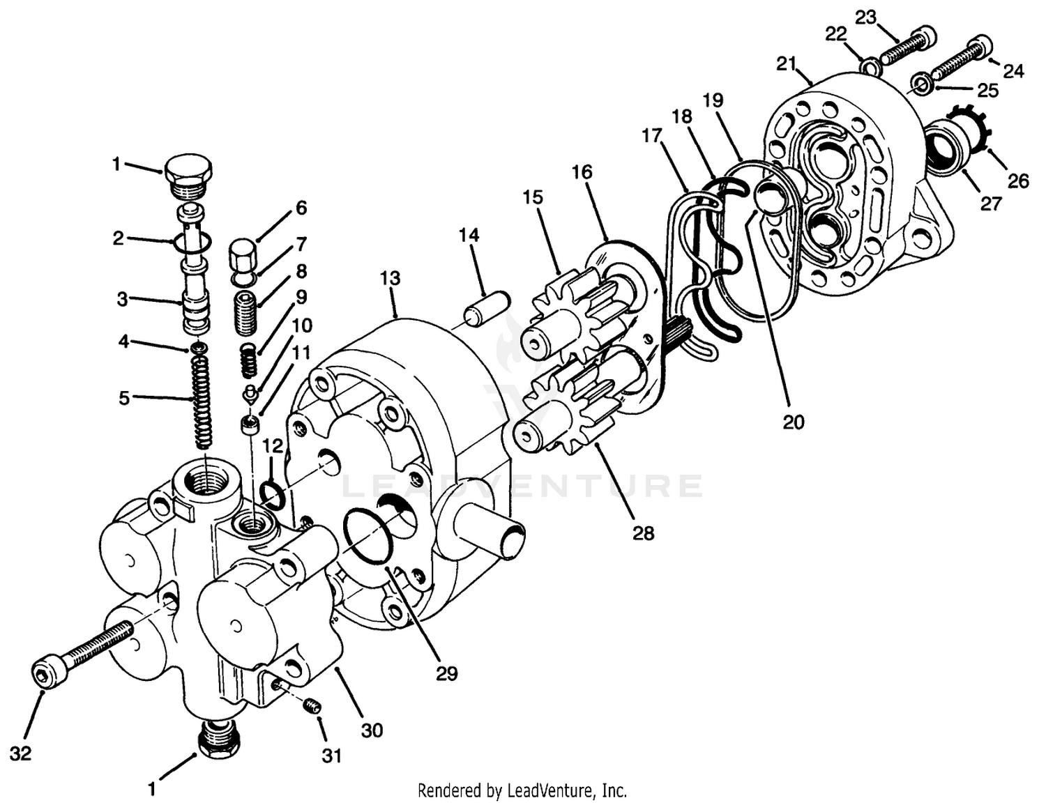 Gear Pump  Flow Divider No. 69-2220