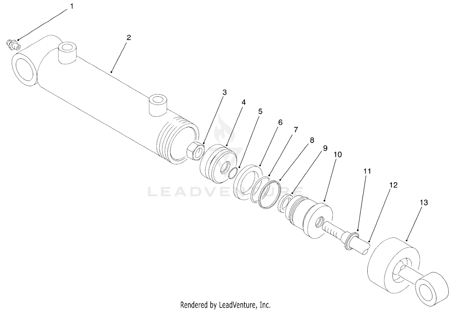 Hydraulic Cylinder No. 93-7555