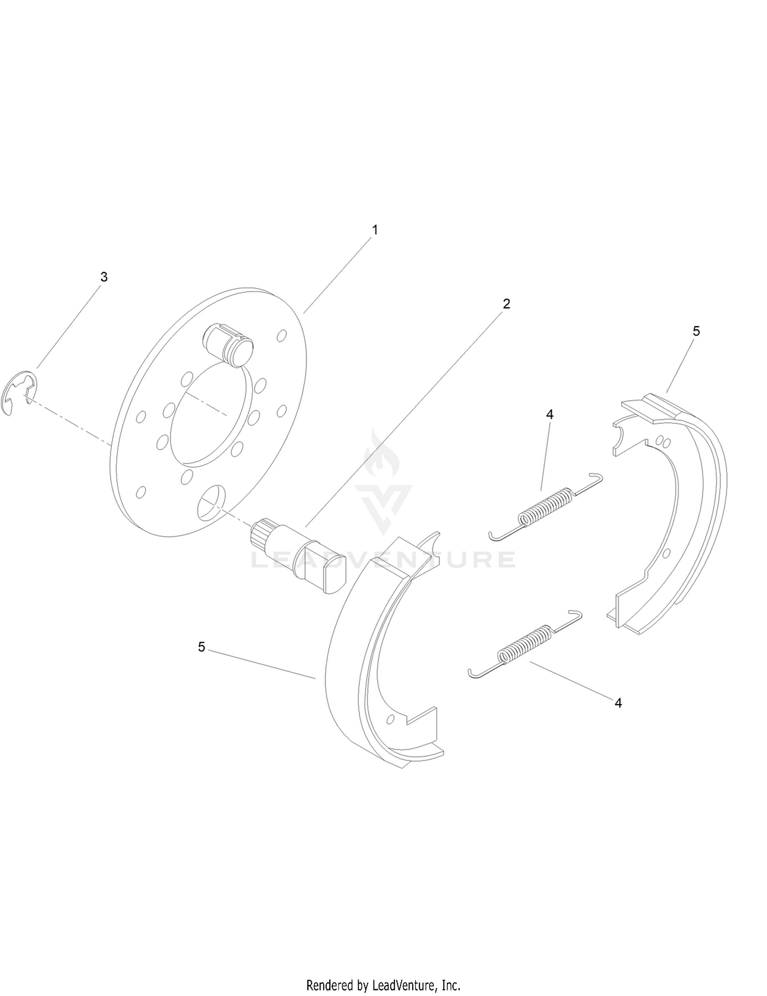 Brake Assembly No. 104-7705