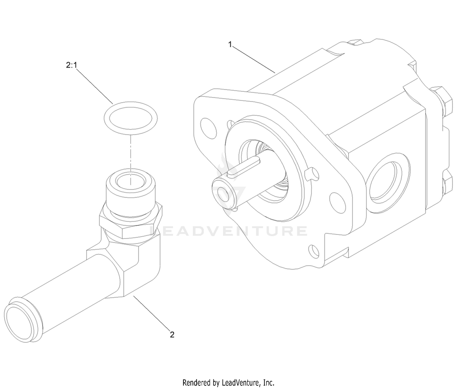 Hydraulic Pump Kit Assembly No. 147-3653