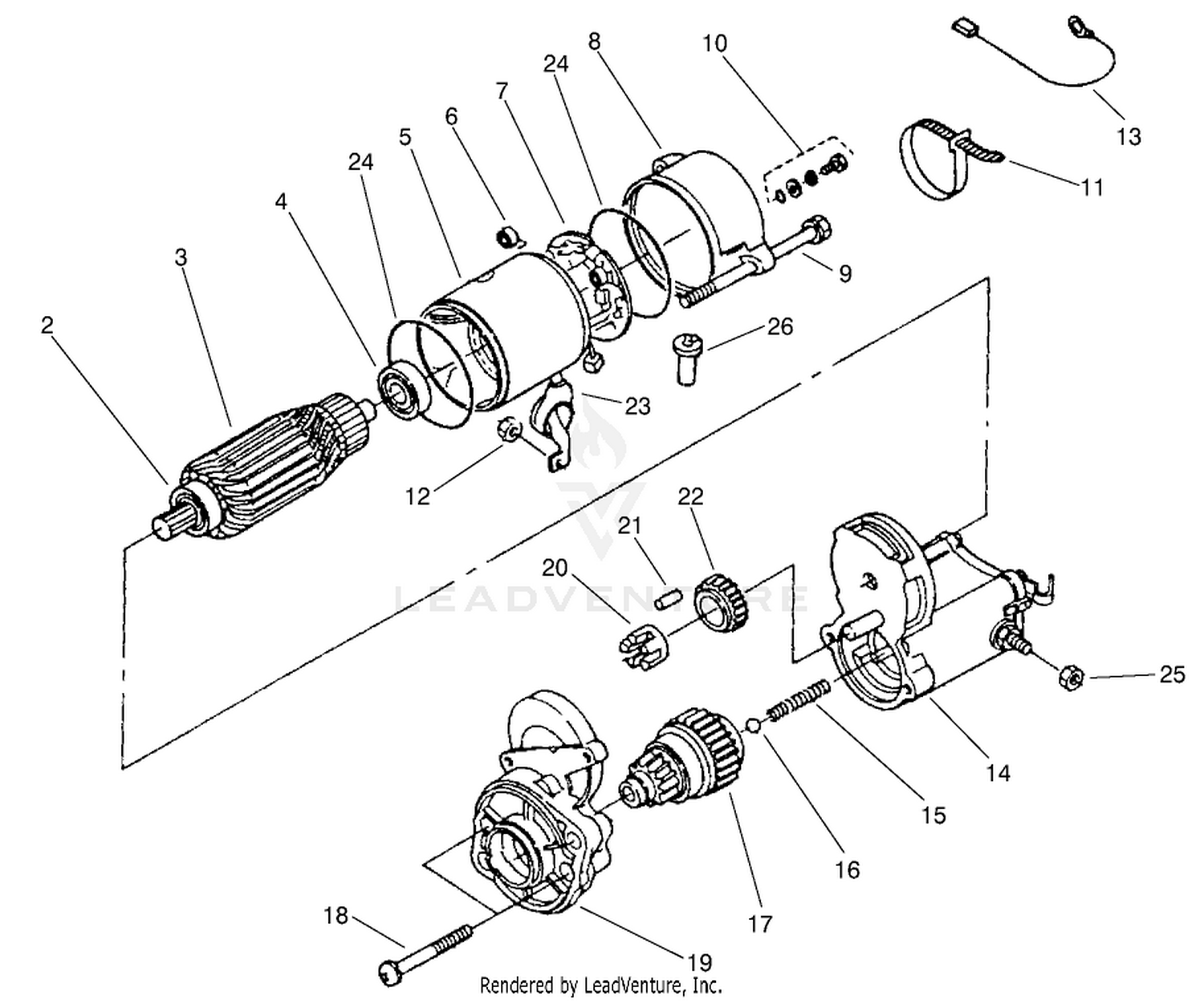 Starter Assembly No. 98-9705