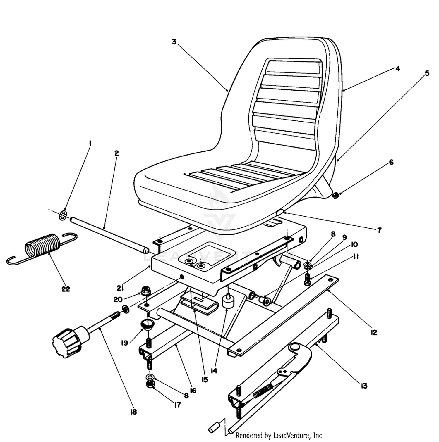 Deluxe Seat Kit Model No. 30772