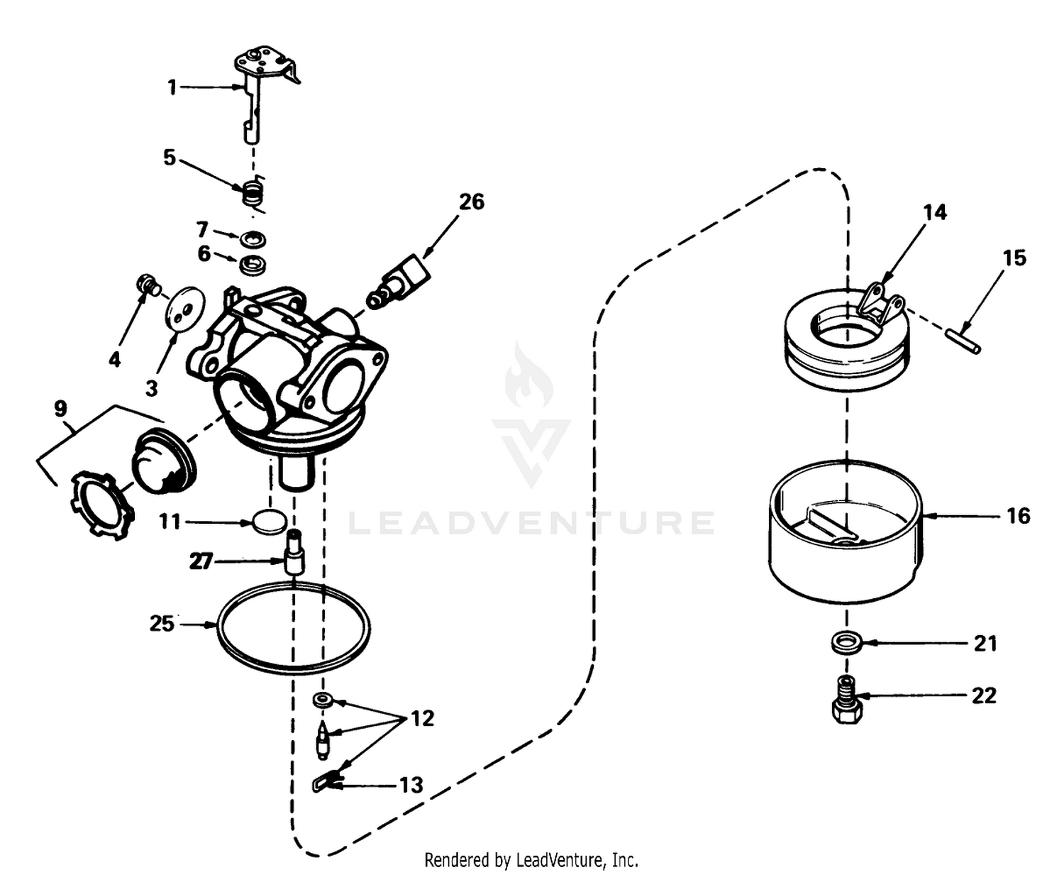 Carburetor No. 632050a