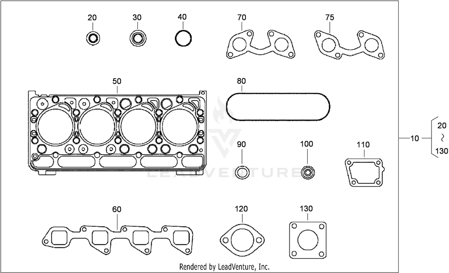Upper Gasket Kit