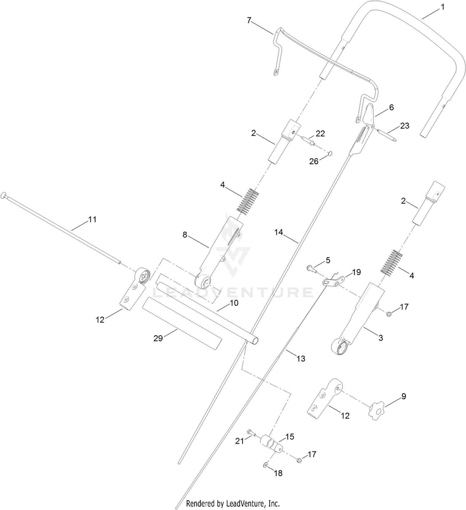 Upper Handle Assembly