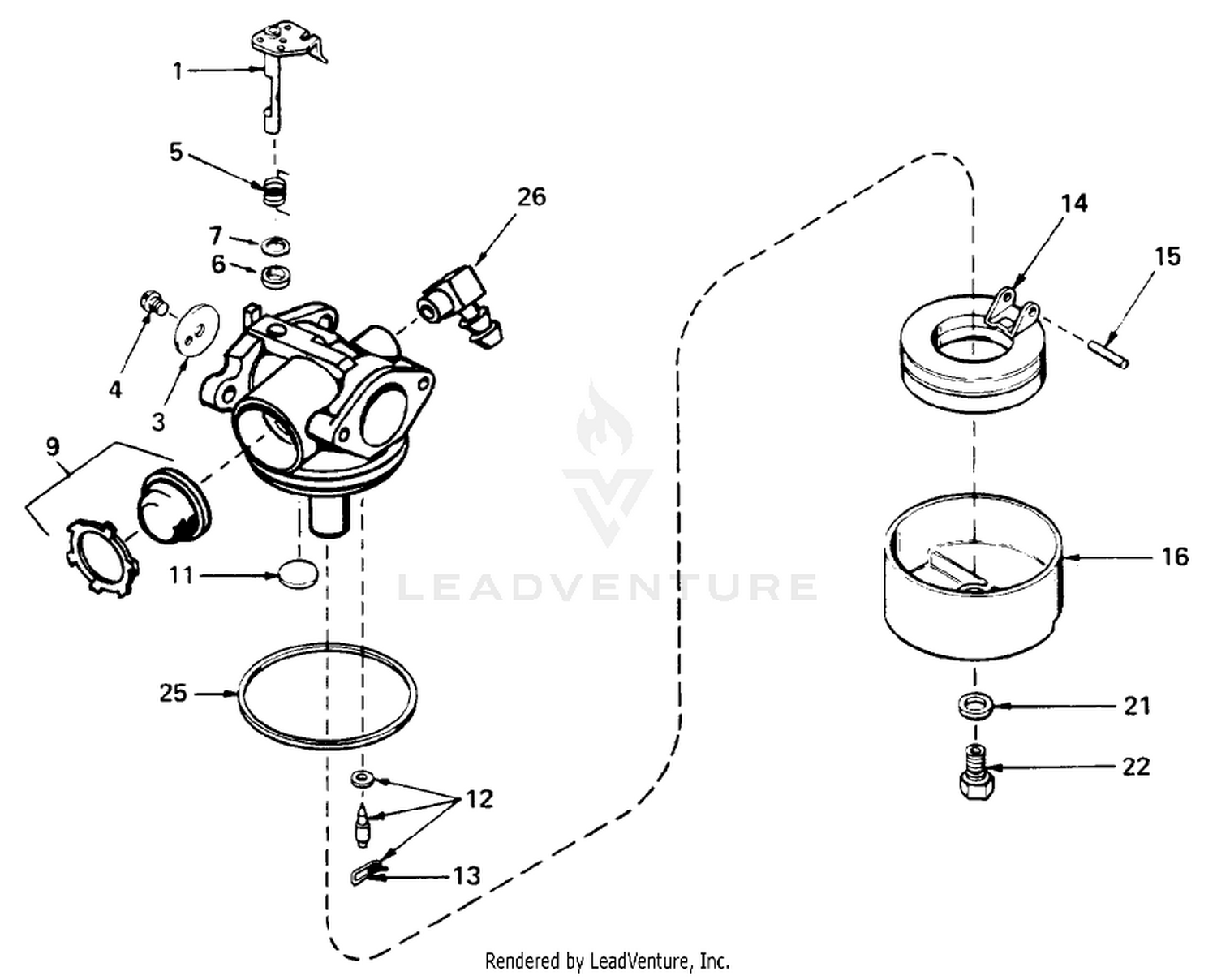 Carburetor No. 632050