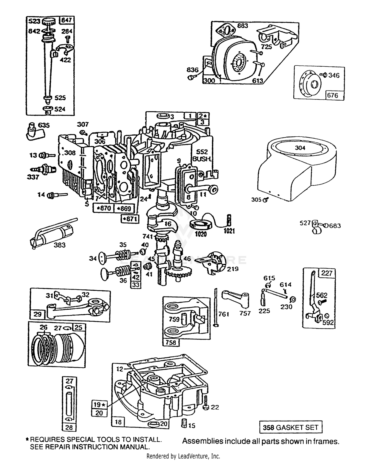 Briggs  Stratton Model No. 195707-0121-01