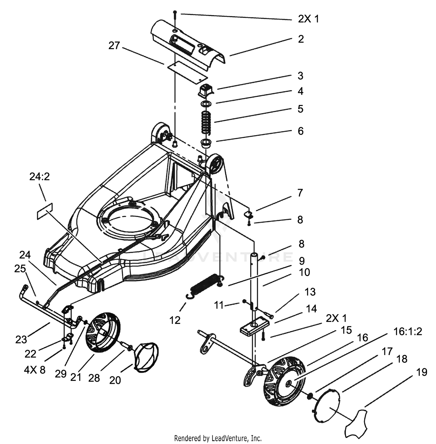 Height of Cut and Wheel Assembly