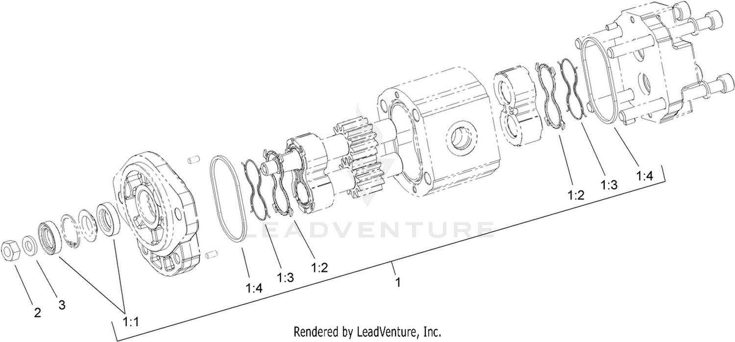 Hydraulic Fan Motor Assembly No. 112-7400