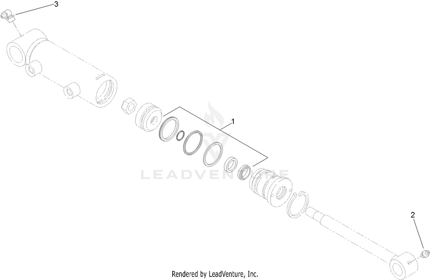 Hydraulic Cylinder Assembly No. 110-9034