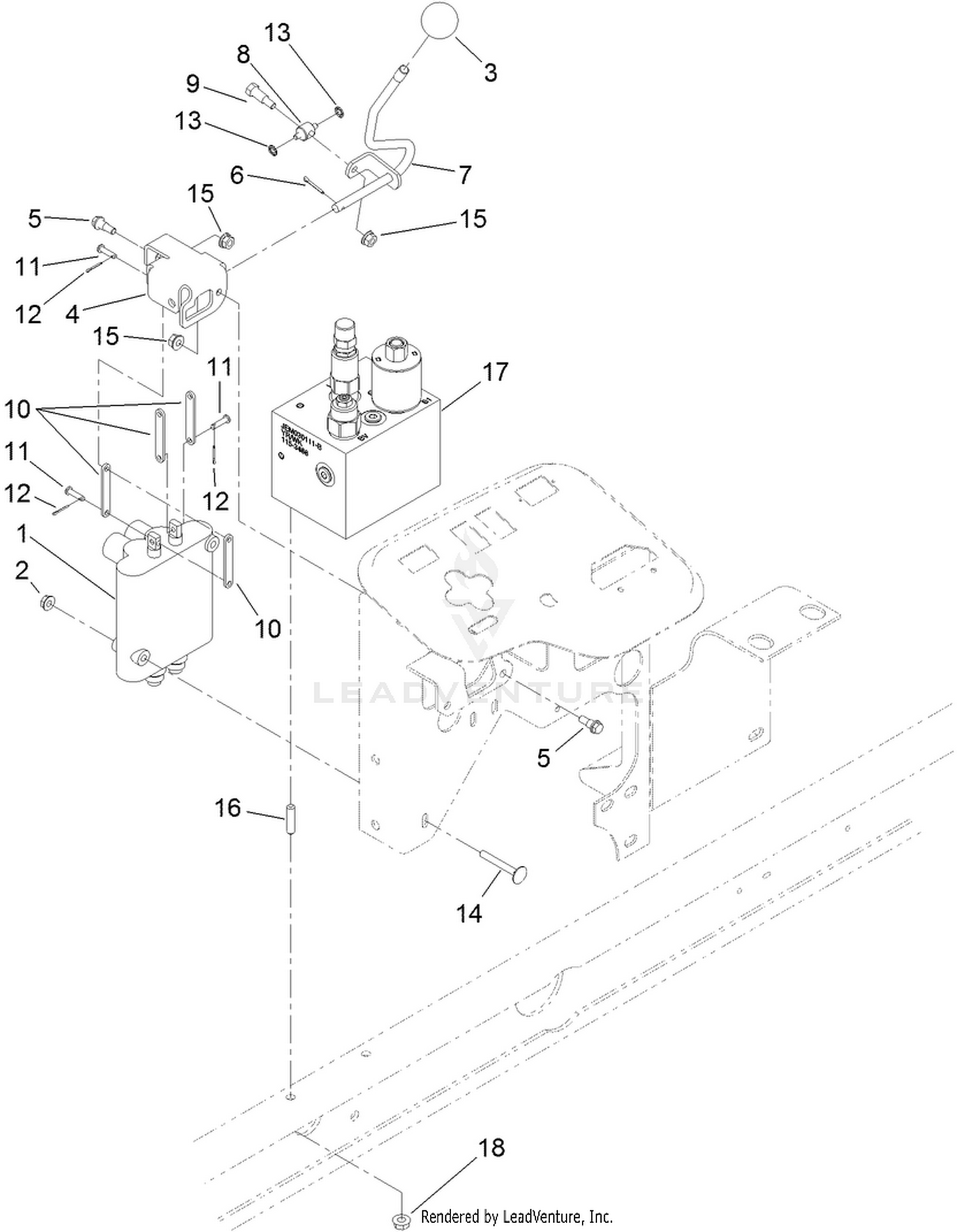 2-Spool Control Valve Assembly
