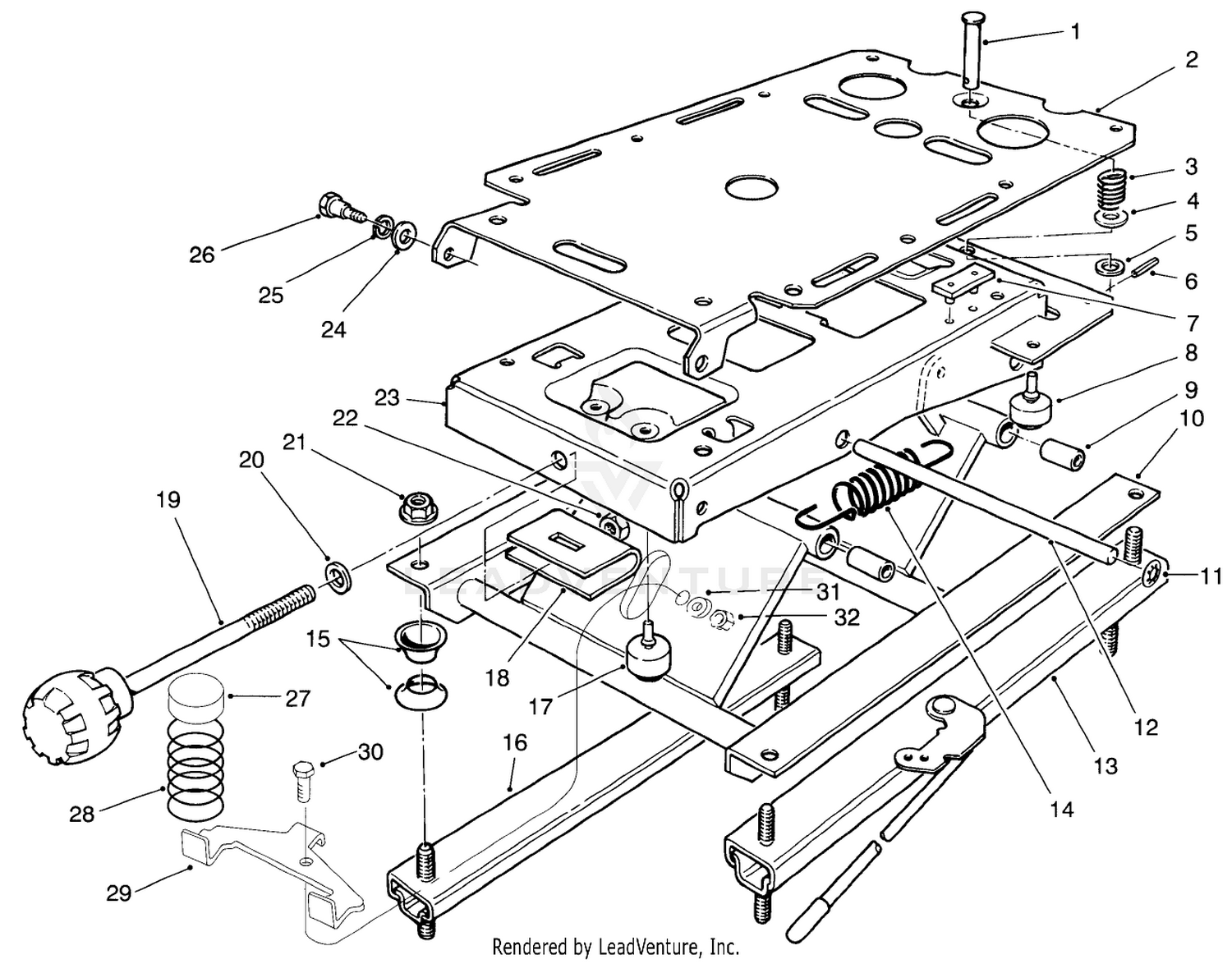 Seat Suspension Assembly
