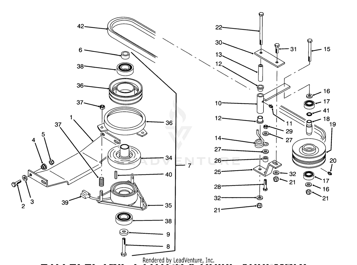 Pto Electric Clutch  Drive Assembly