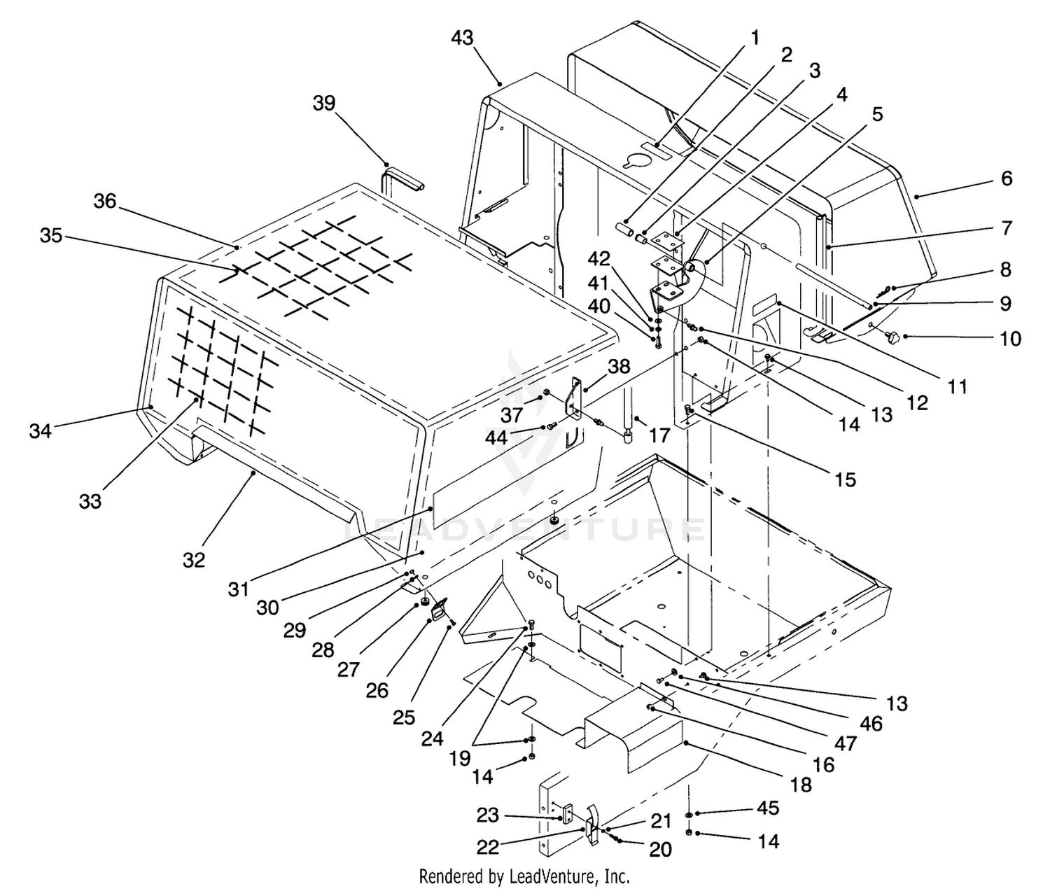 Front  Rear Canopy Assembly