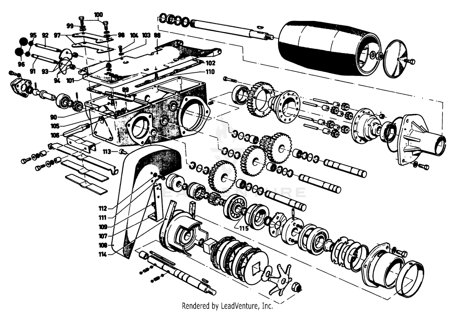 Transmission Case Assembly (continued) 3