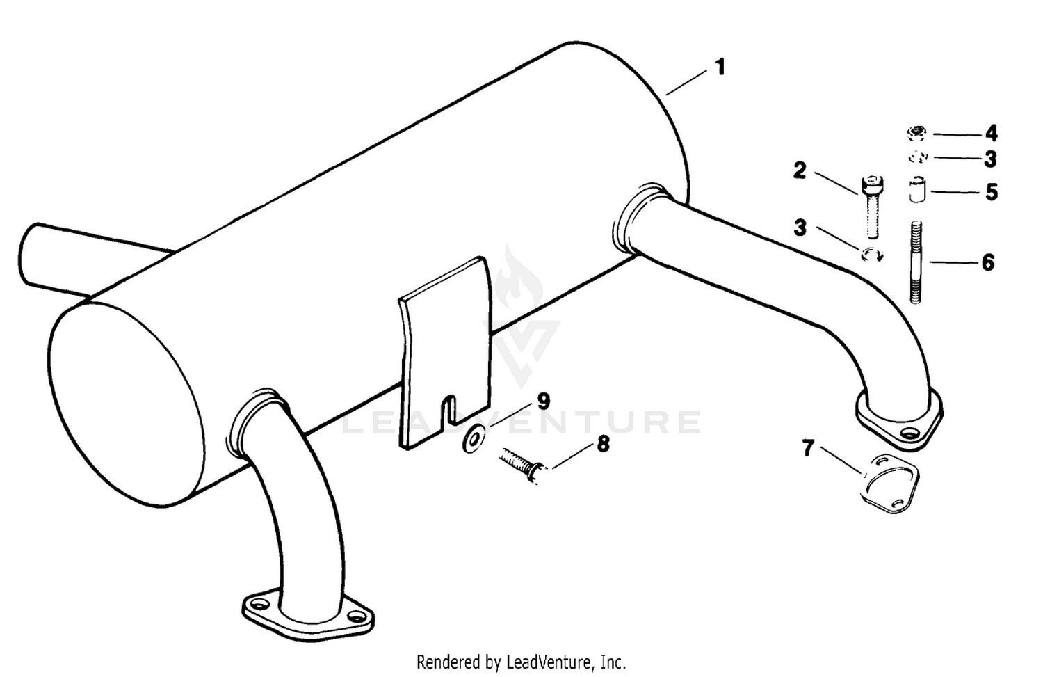 Exhaust-Engine Kohler Model No. M18qs-24657 (continued)