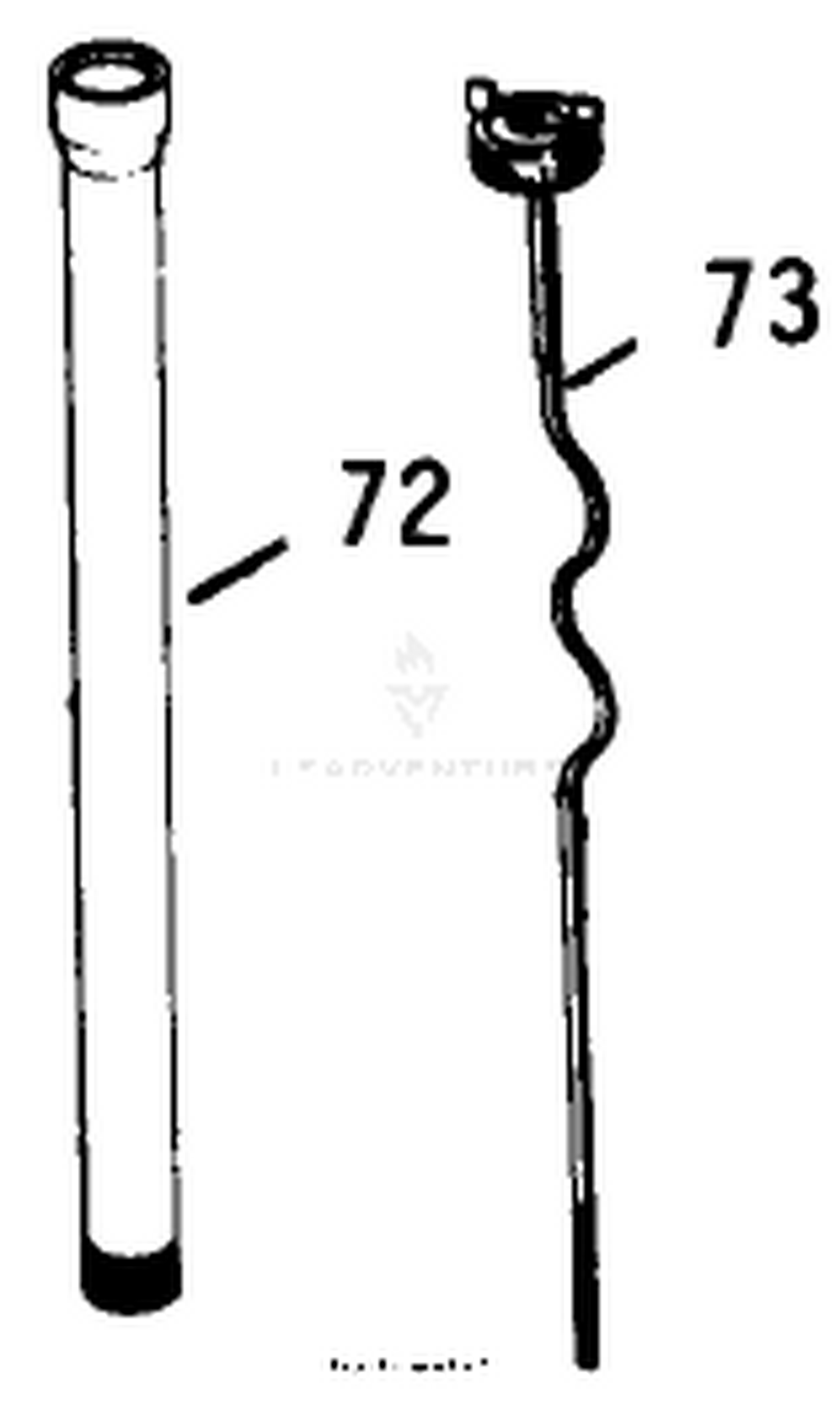 Dipstick-Engine Kohler Model No. K532s-Spec. 53169