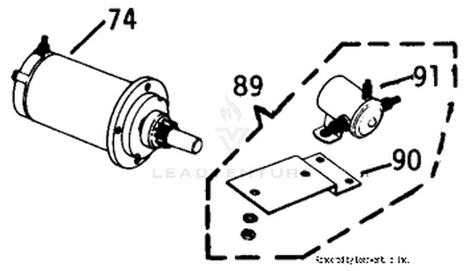 Electric Start-Engine Kohler Model No. K532s-Spec. 53169