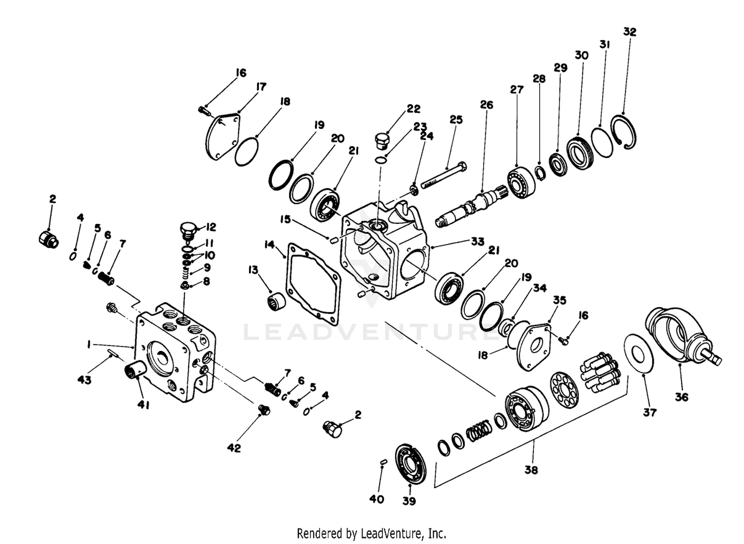 Traction Pump Assembly No. 86-5590