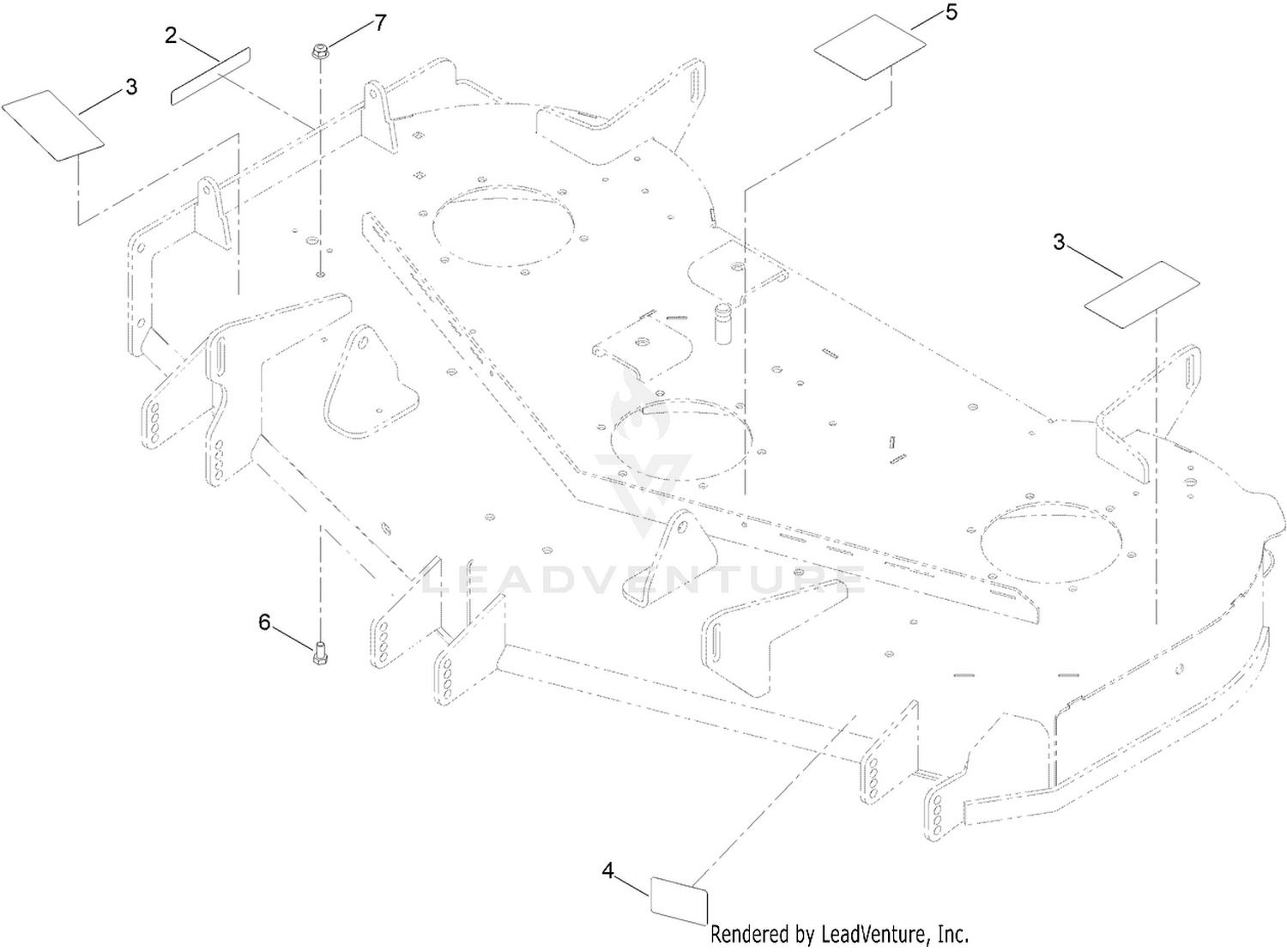 Deck Decal Assembly No. 140-0352