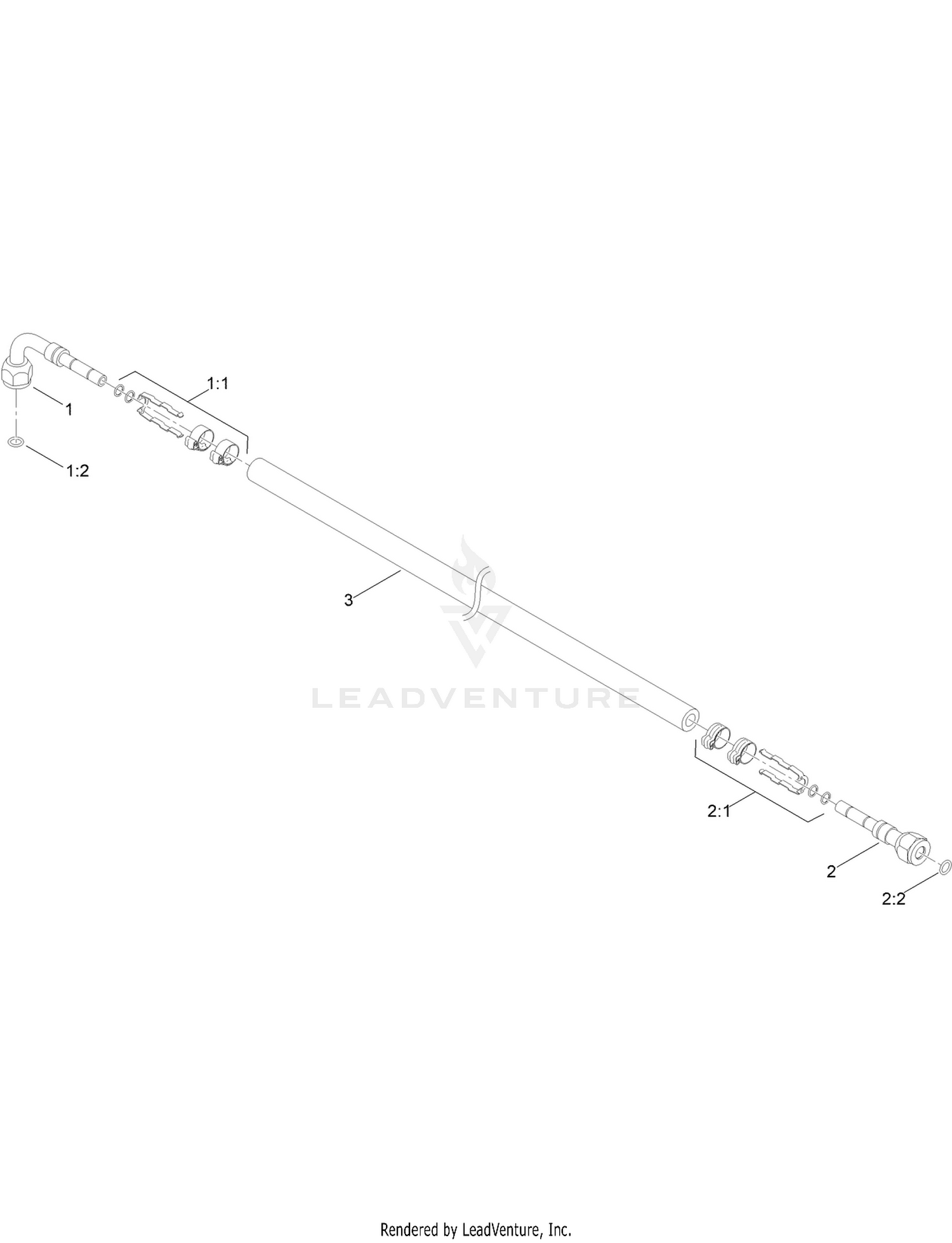 Condenser Hose Assembly No. 138-3803