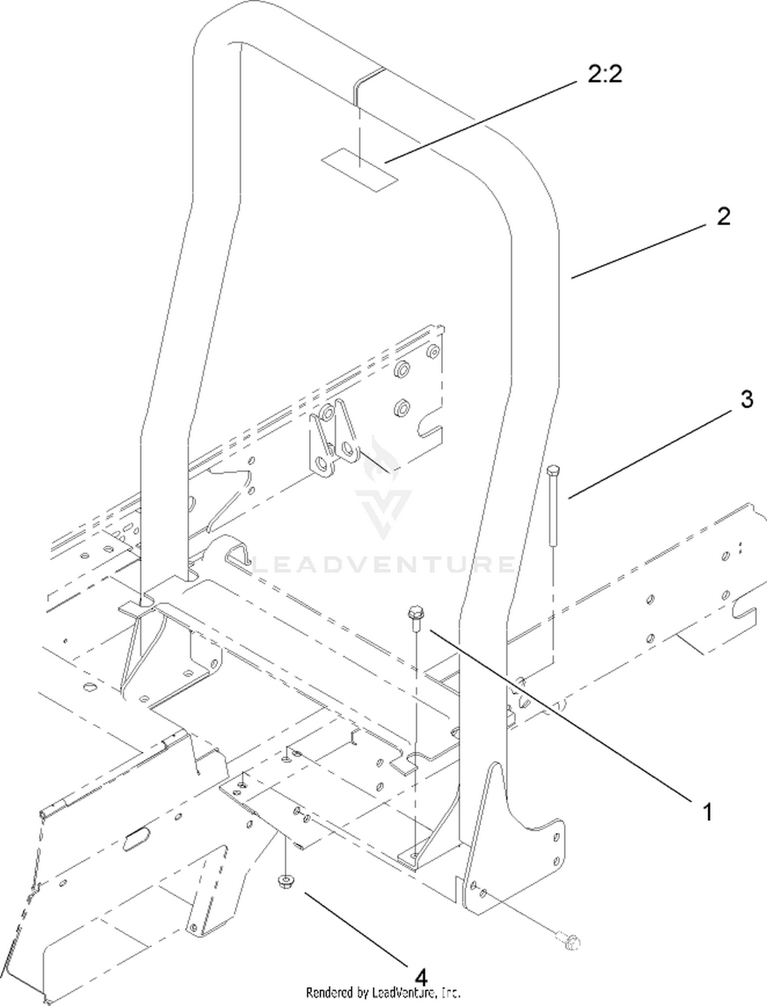 Roll-Over Protection System Assembly