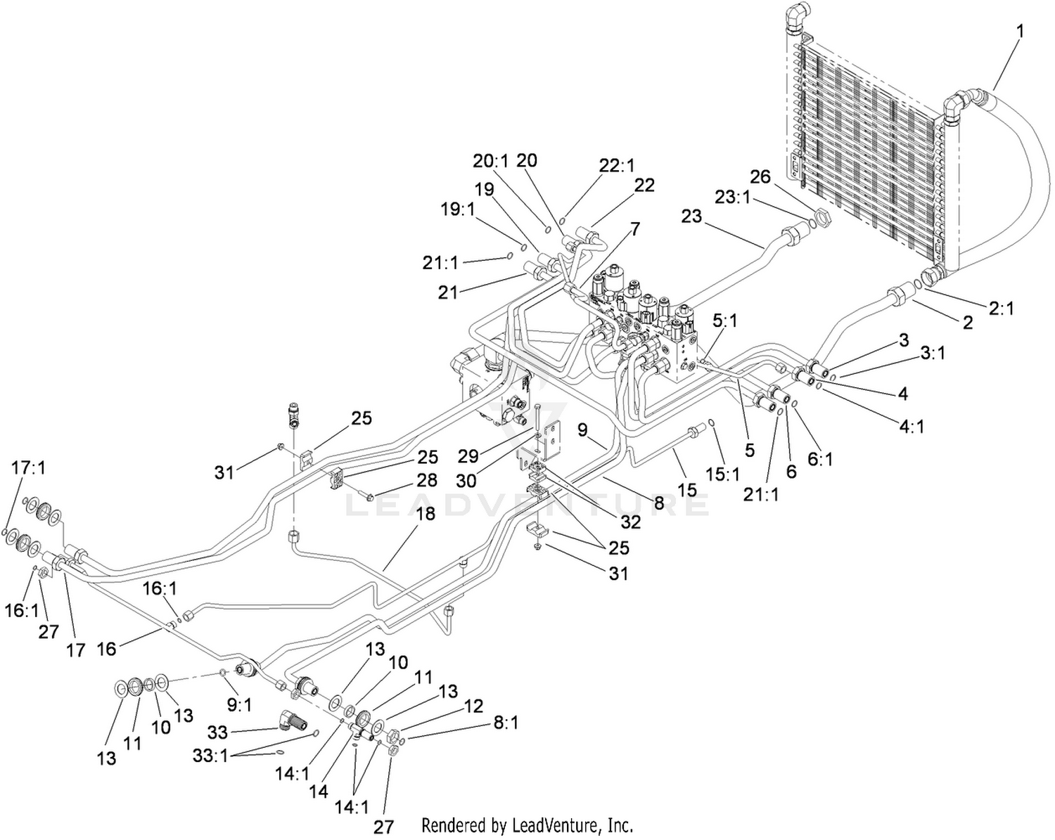 Mow Hydraulic Assembly
