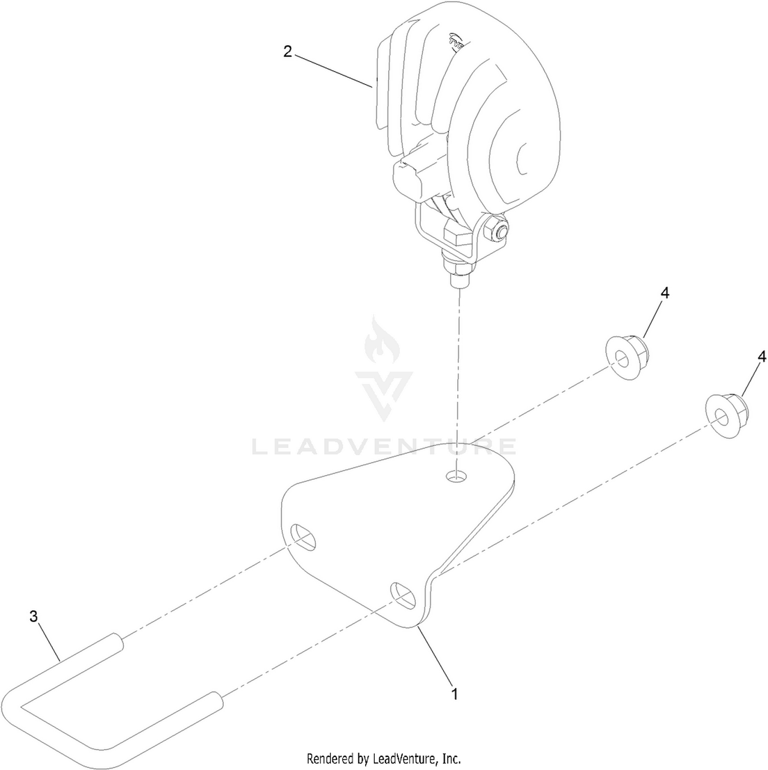 Rear Light Kit Assembly No. 137-7945