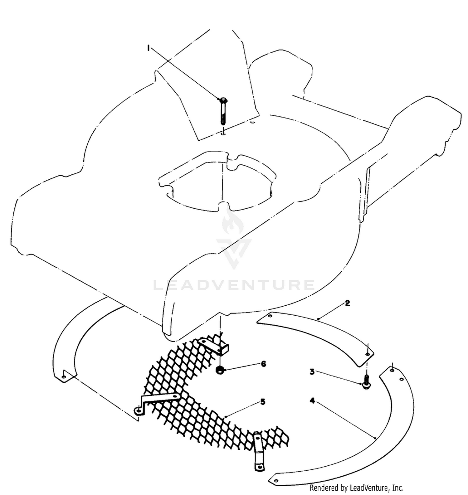 Leaf Shredder Kit No. 59100 (optional)