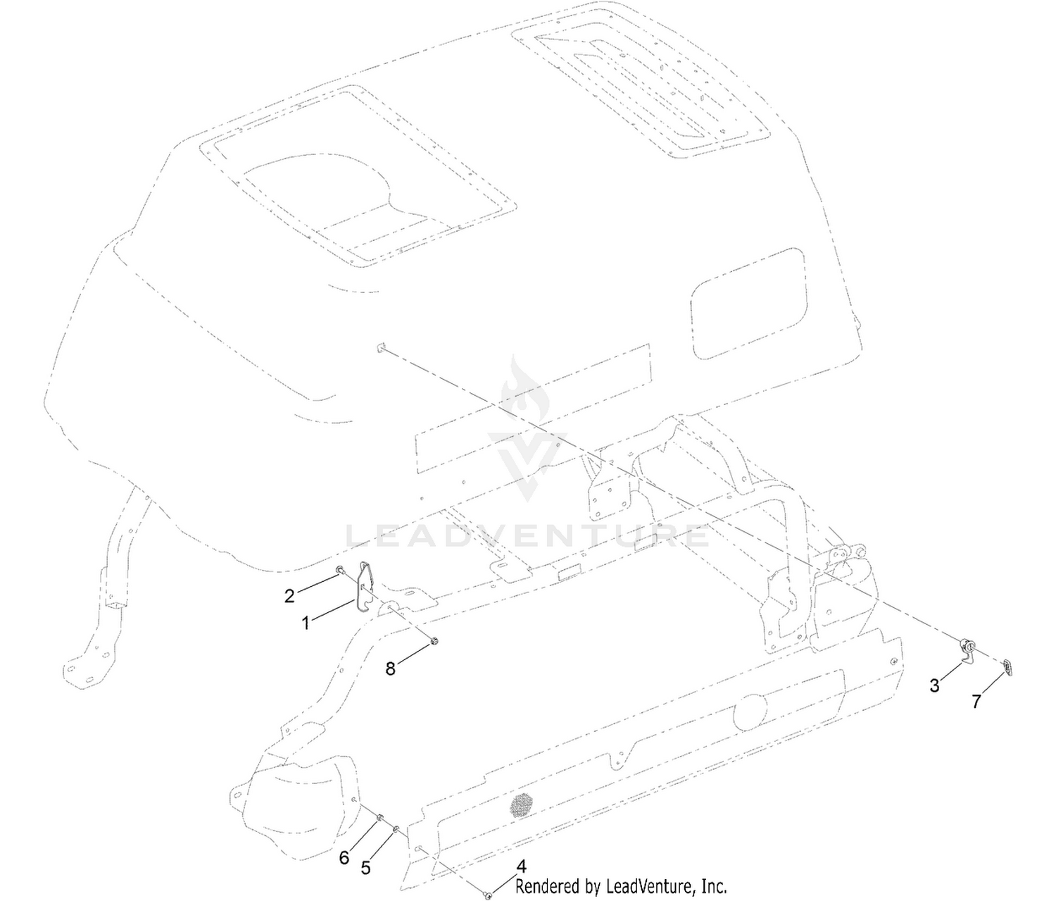 Hood Latch and Shield Assembly