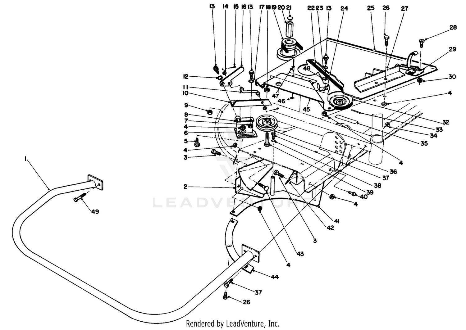 52" Blower Kit Model No. 30502 (optional) (continued)