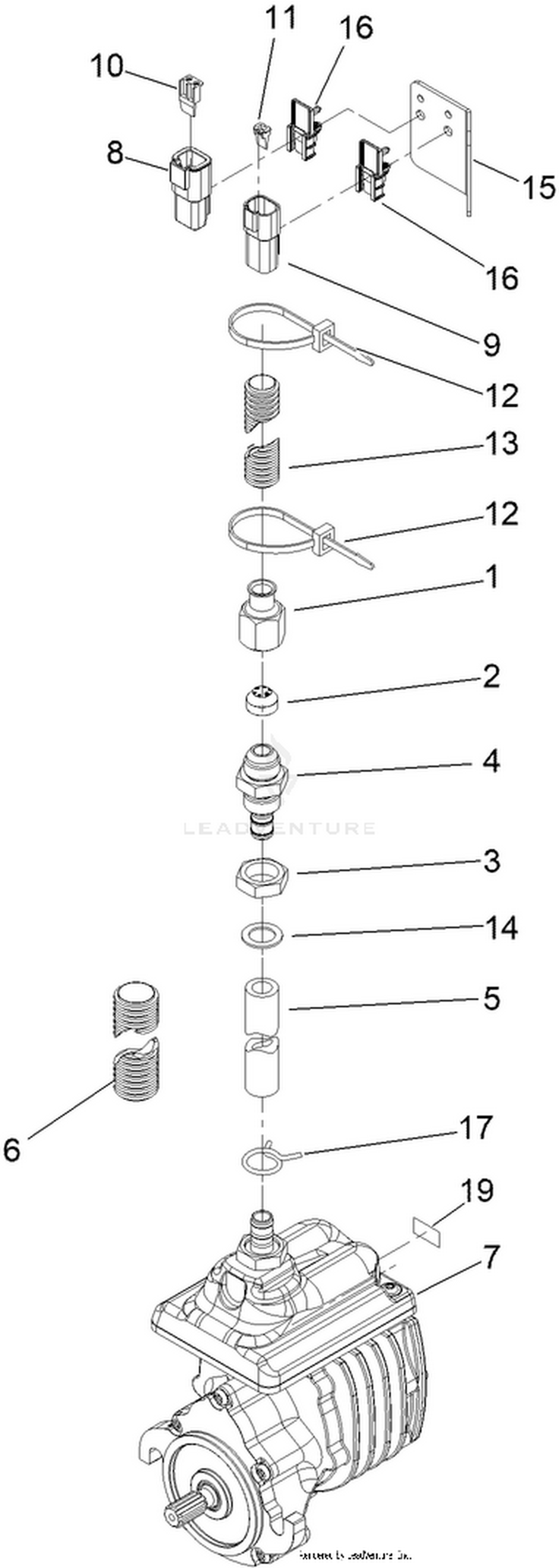 7 Inch Electric Motor Assembly No. 138-8909