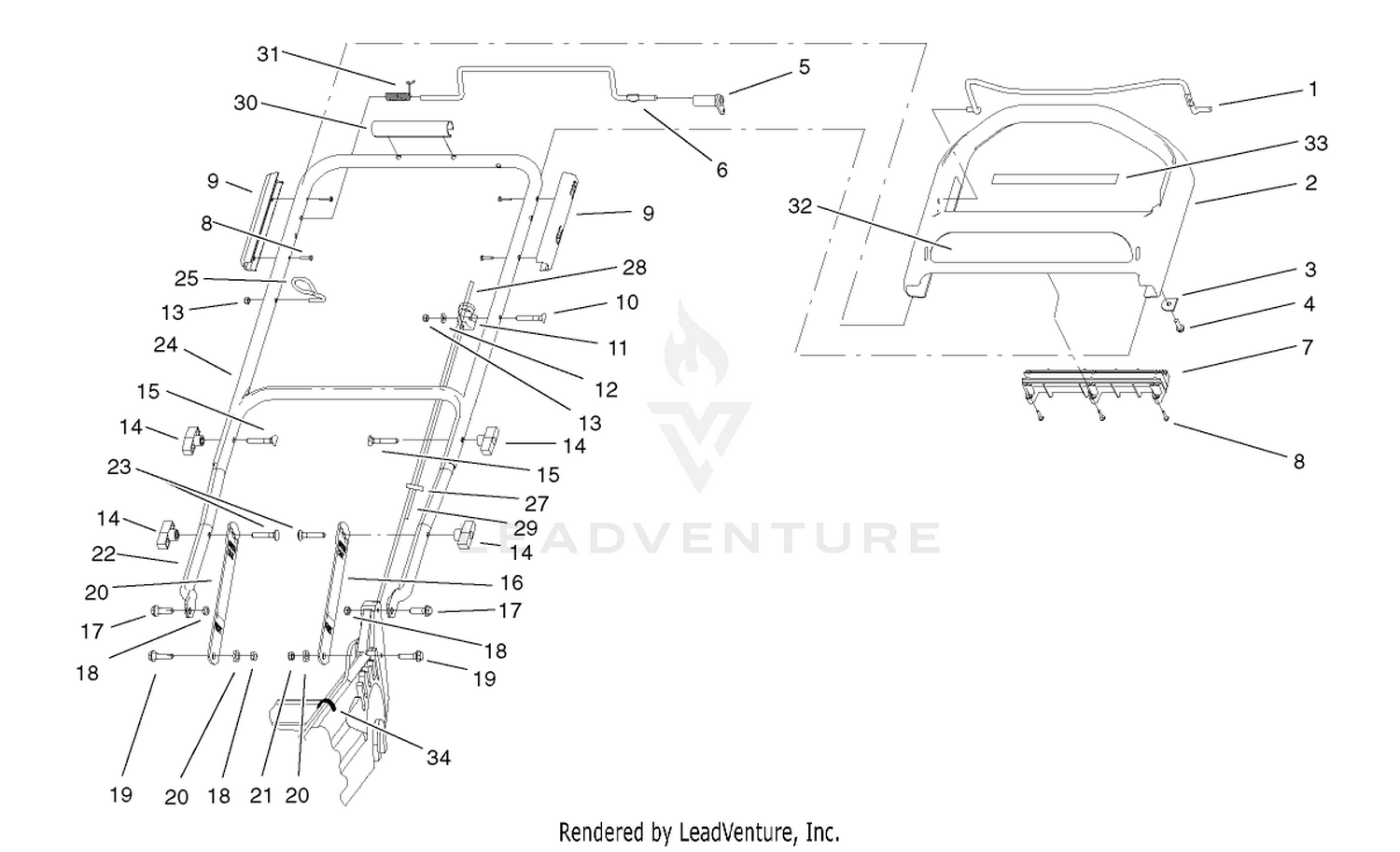 Handle and Control Assembly