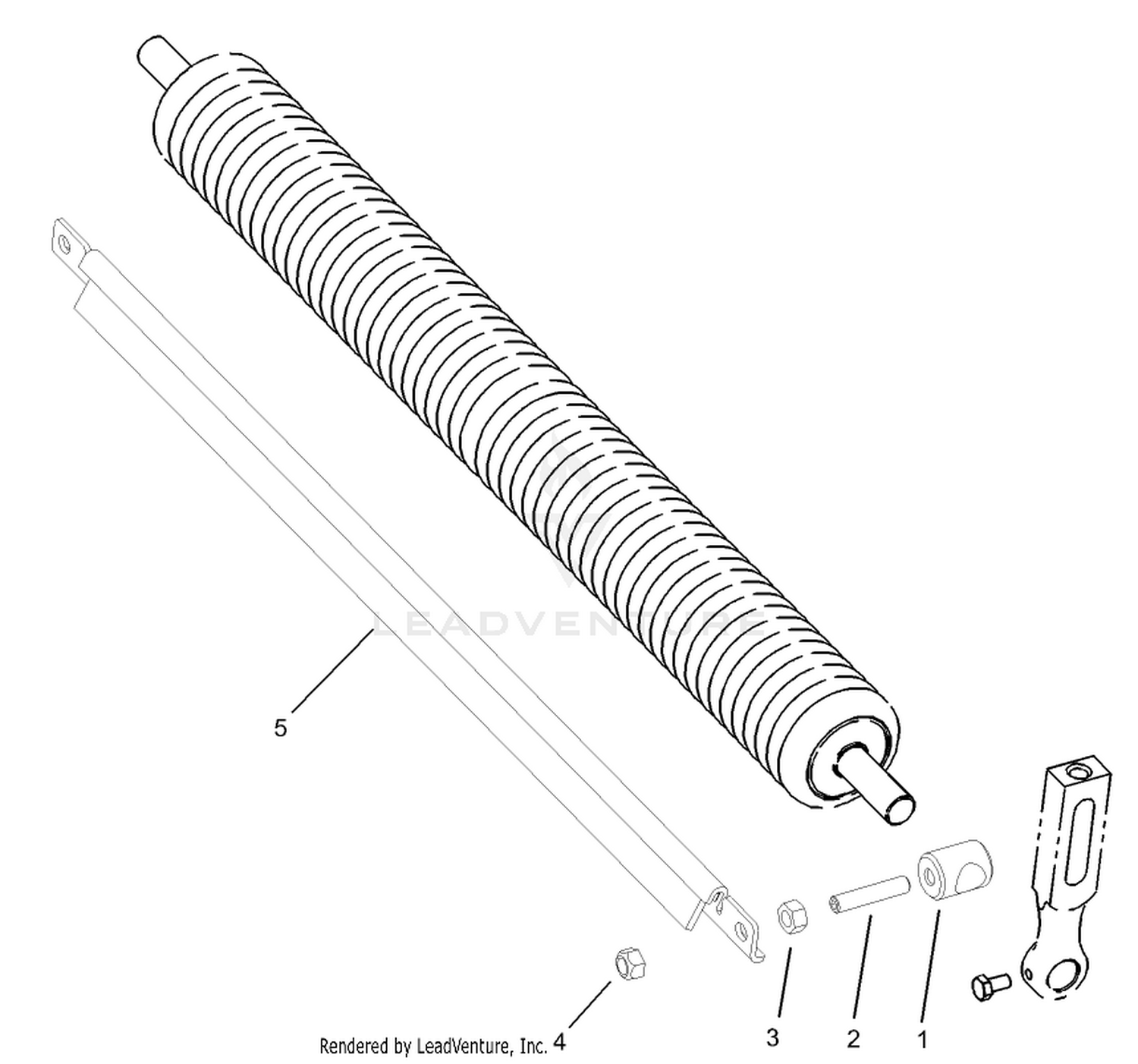 Full Roller Scraper/Brush Assembly