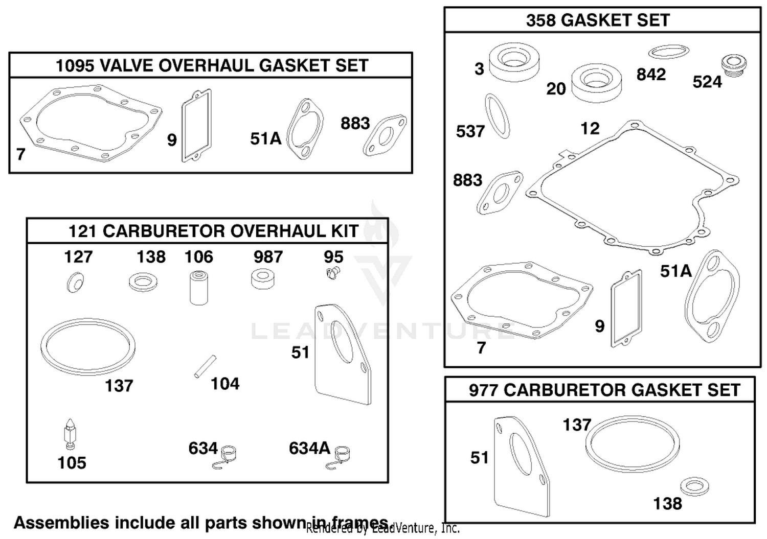 Engine Briggs  Stratton Model 195707-0421-E1 8