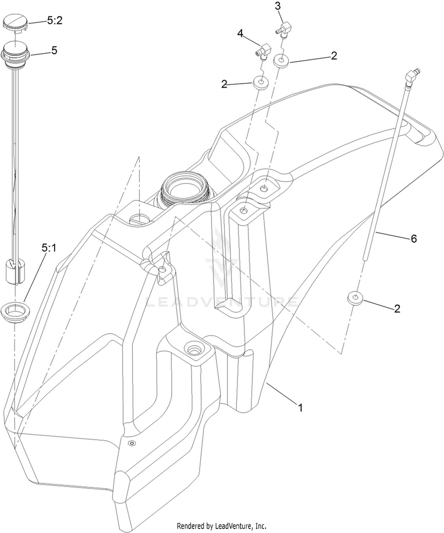 Fuel Tank Assembly No. 138-0291