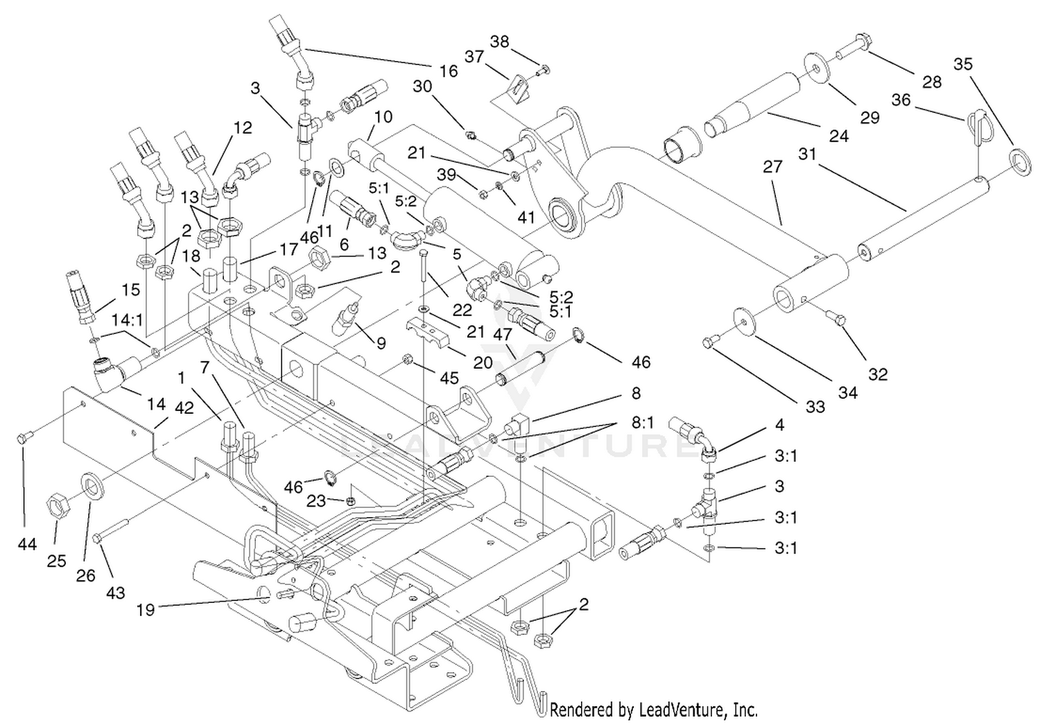 Rear Lift Arm Assembly