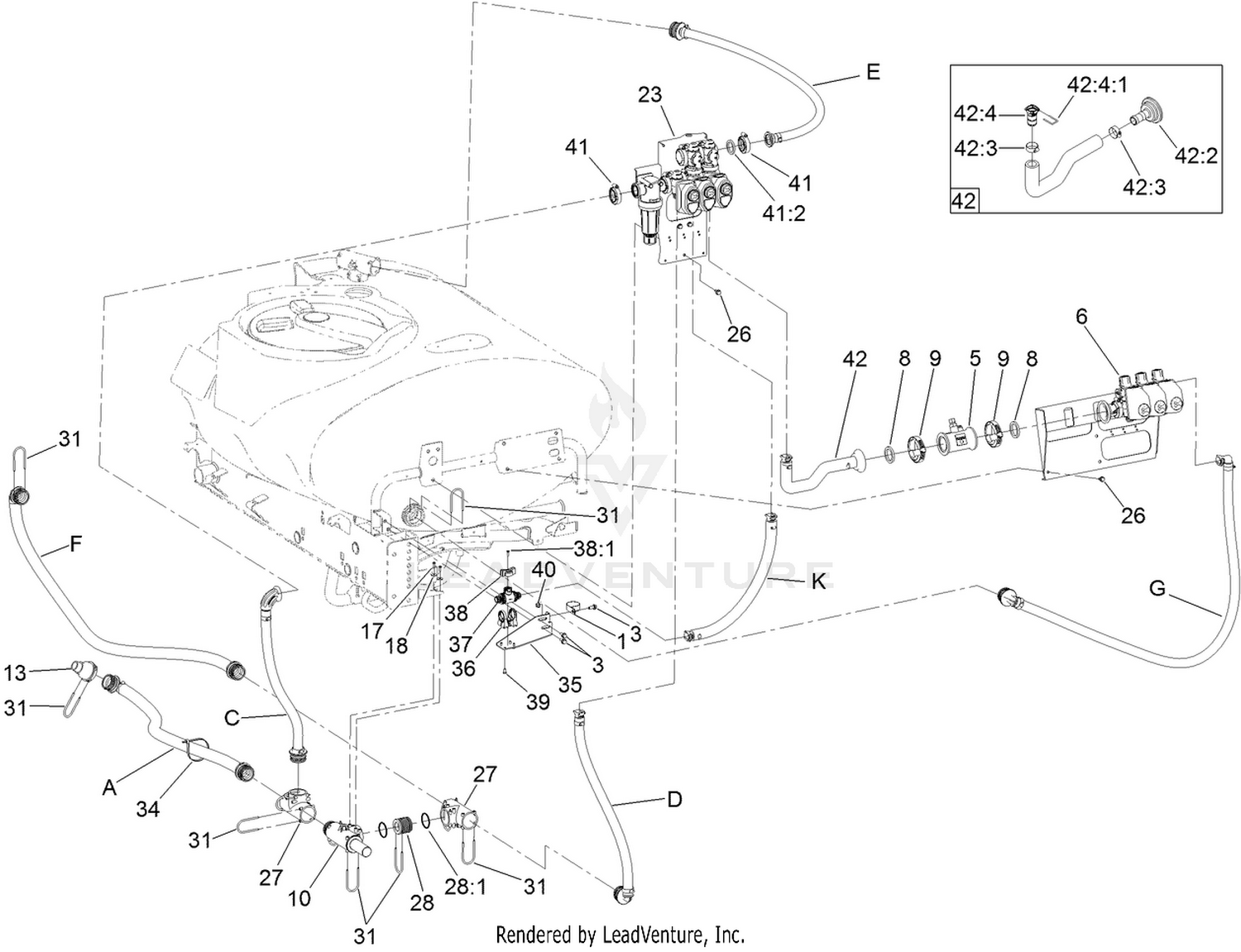Spray Tank Valve Assembly