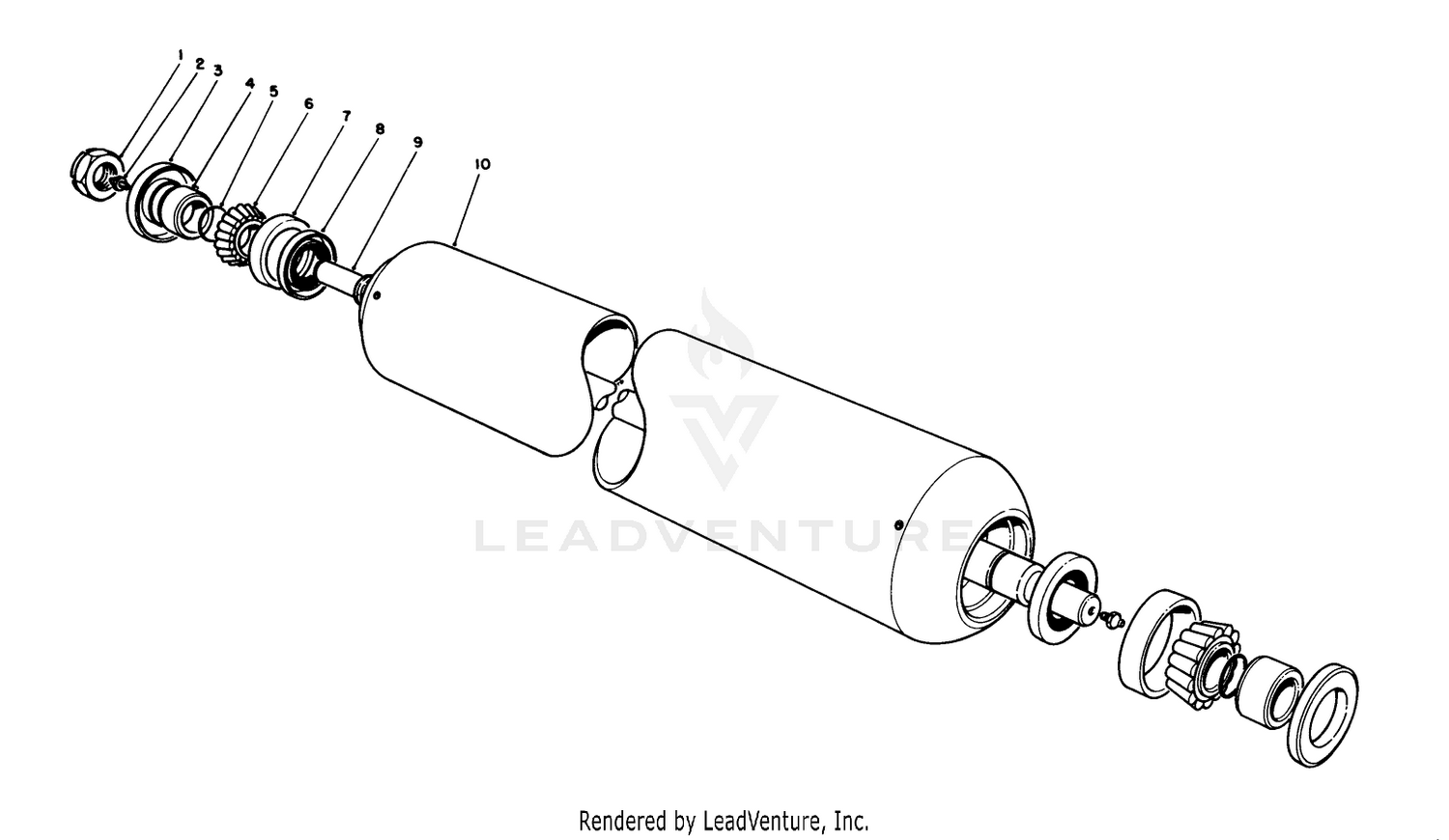 Rear Roller Assembly No. 59-5630