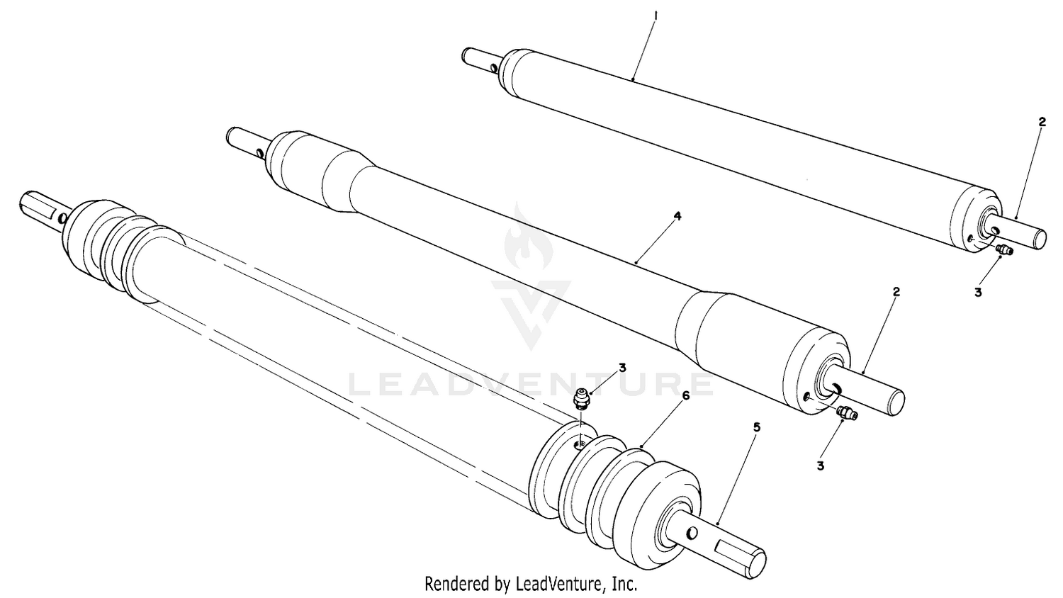 Cutting Unit Greenmaster 300 (8 Blade)-Cutting Unit Roller Options