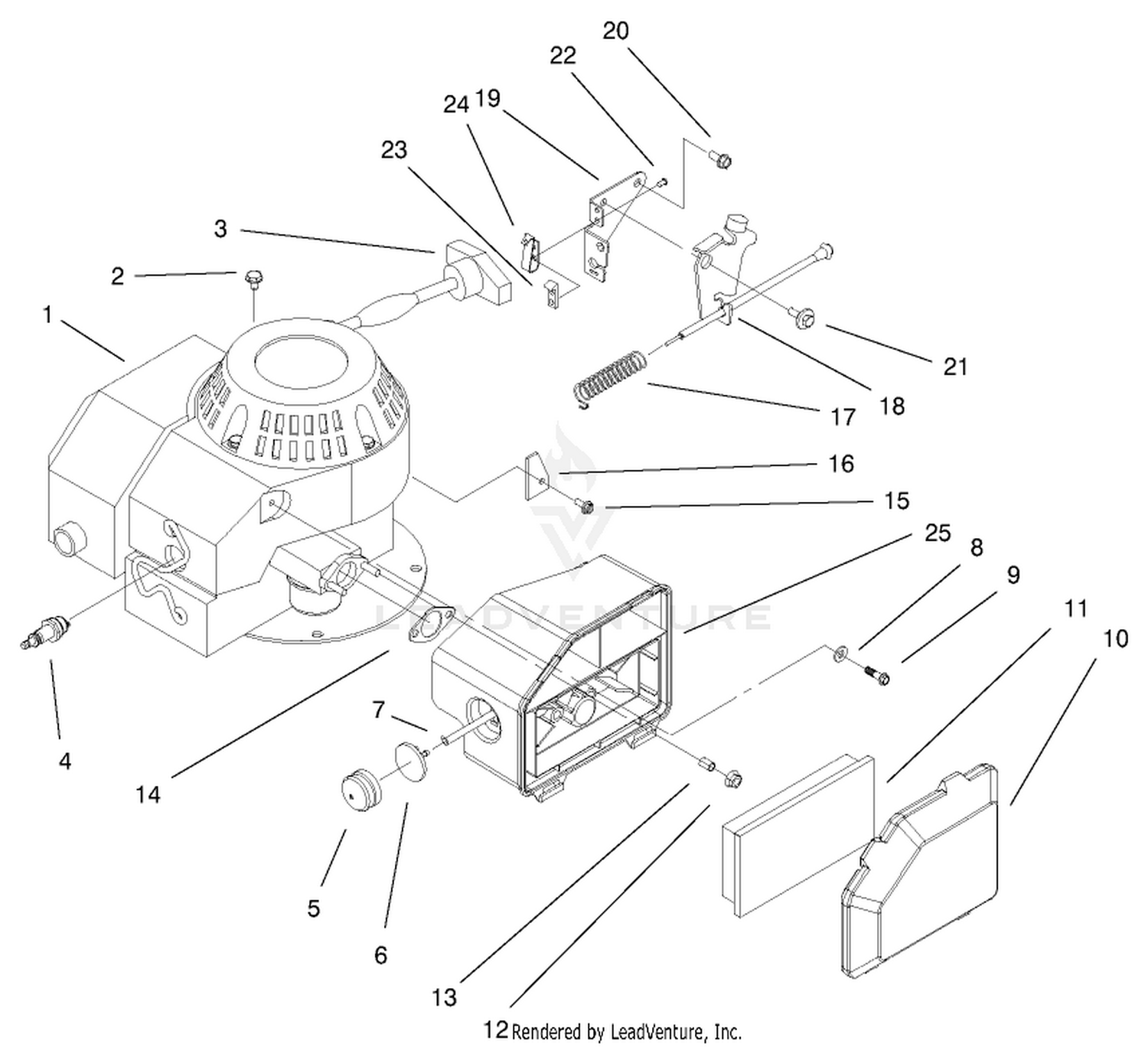 Engine  Air Filter Assembly